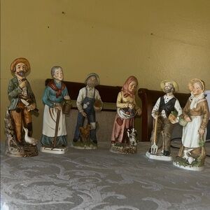 Set of Vintage HOMCO Figurines Lot of 6